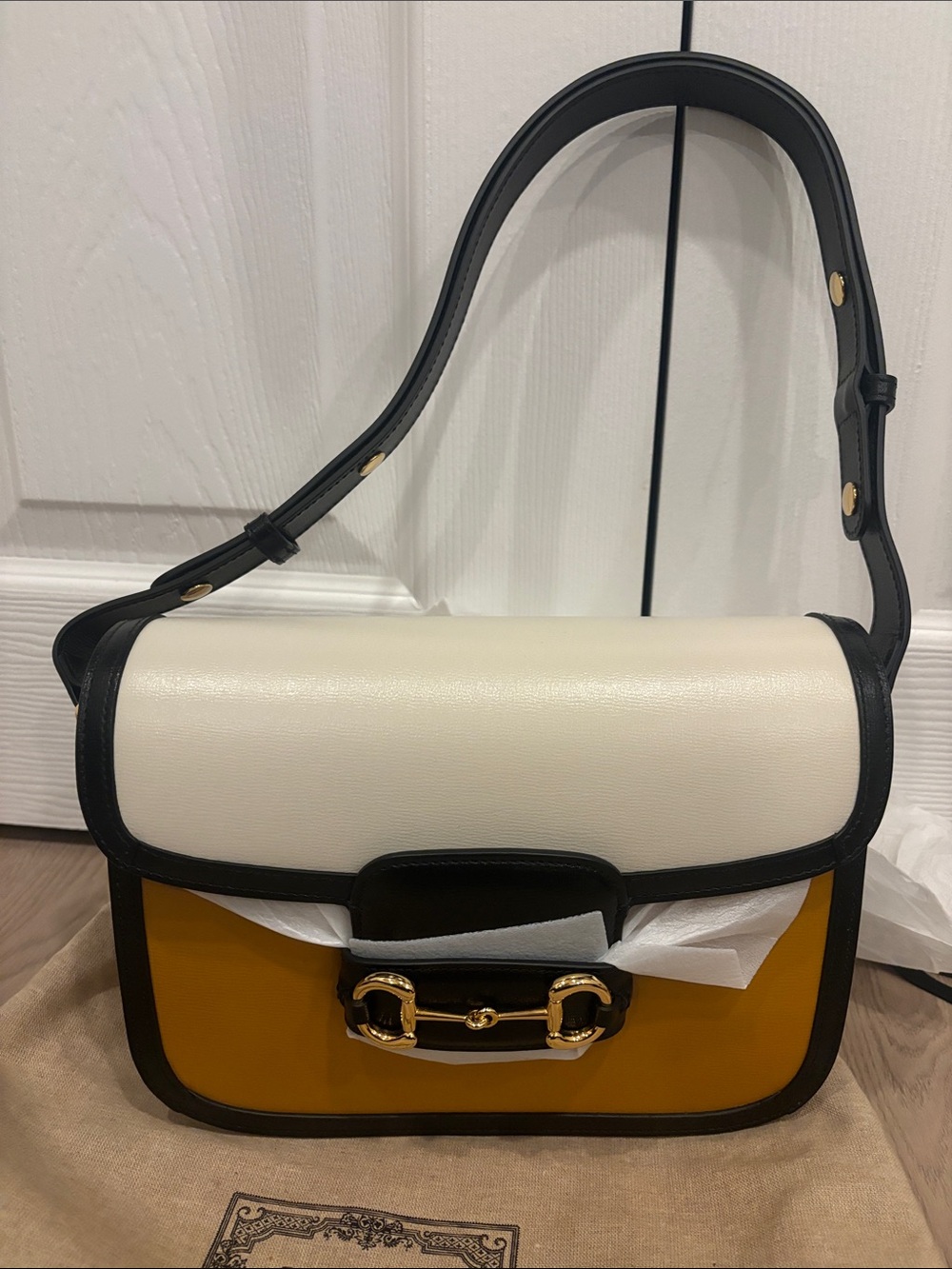 Gucci 1955 Horsebit Tricolor Bag
